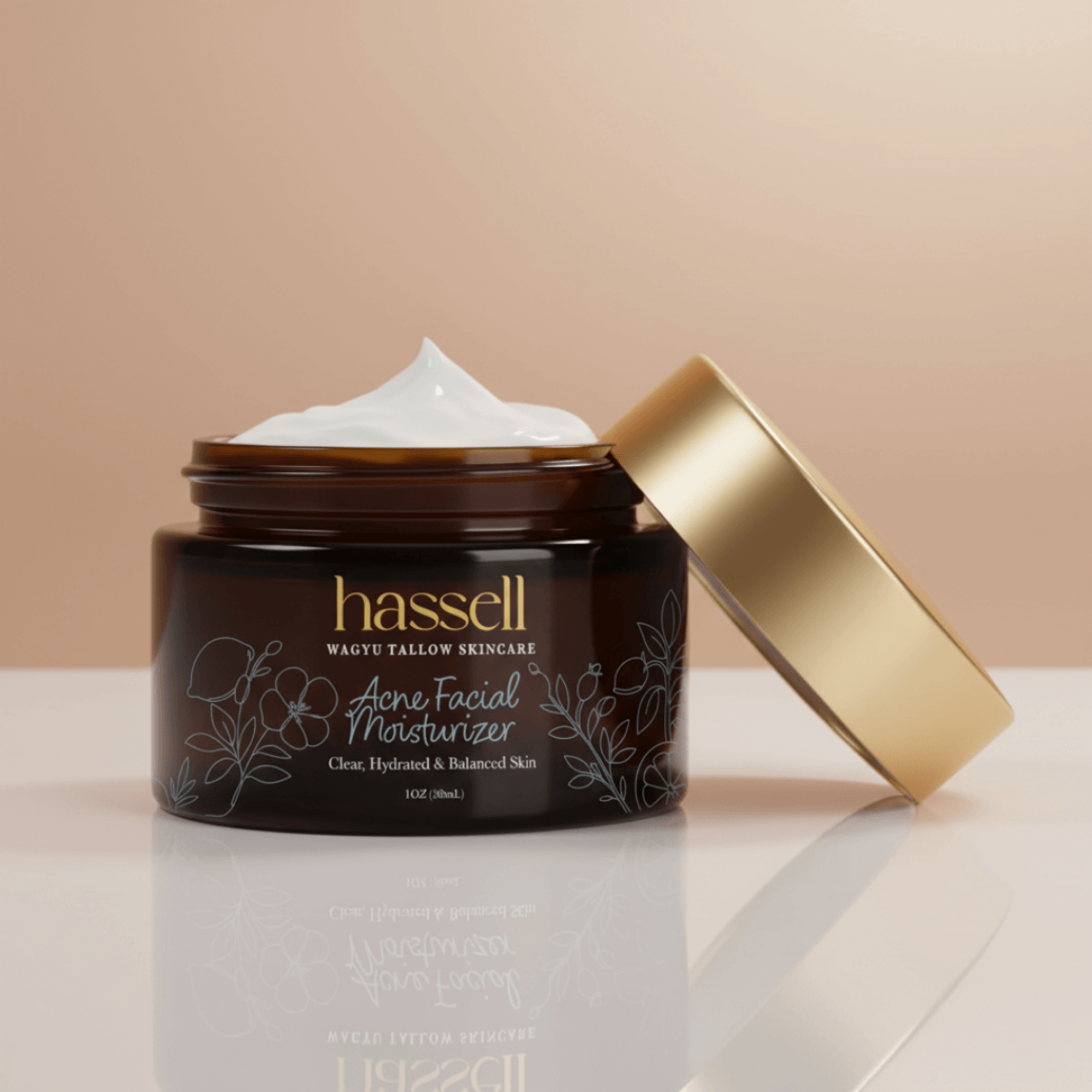 Wagyu Tallow Acne Facial Moisturizer – Hassell Skin Care, LLC