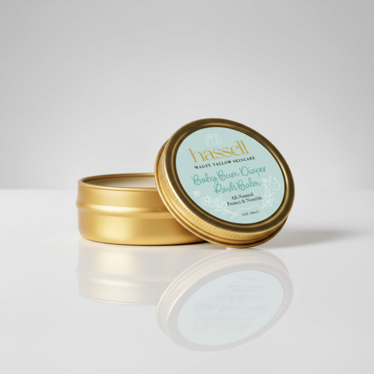 Wagyu Tallow Baby Bum Diaper Rash Balm